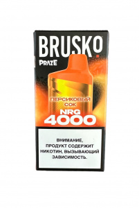 Одноразовый Pod Brusko NRG4000 - Персиковый сок