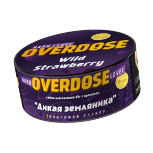 Табак для кальяна Overdose 25 гр - Wild Strawberry/ Дикая земляника