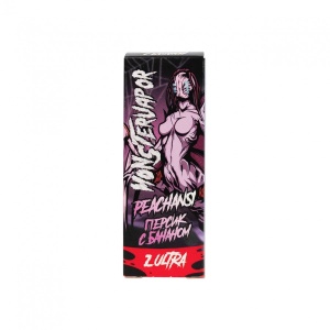 Жидкость Monstervapor Salt - PEACHANSI (персик с бананом), 10 мл