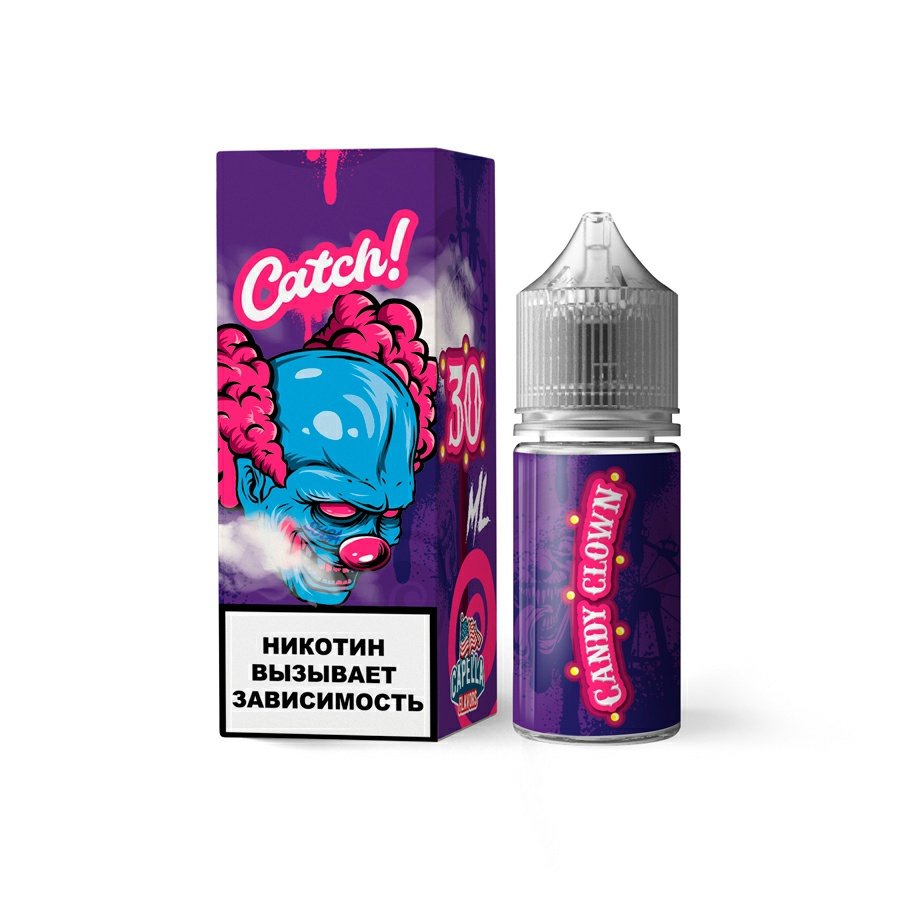 Жидкость CATCH RELISH Salt - Candy Clown, 10 мл