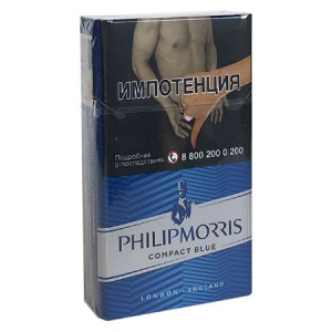 Сигареты с/ф PHILIP MORRIS COMPACT BLUE MT