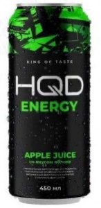 Энерг.напиток HQD Energy Apple Juice 0,45л ж/б