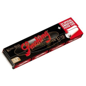 Бумага для самокруток Smoking King Size Deluxe + фильтры 33л