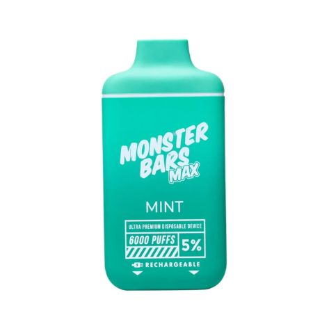 Одноразовый POD Monster Bars 6000 - Mint 