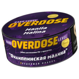 Табак для кальяна Overdose 25 гр - Manila Malina/ Филиппинская малина