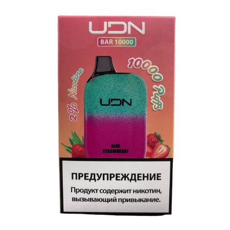 Одноразовый POD UDN BAR10000 - Aloe Strawberry