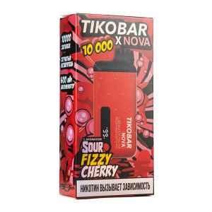 Одноразовый Pod Tikobar NOVA X10000 - Sour Fizzy Cherry