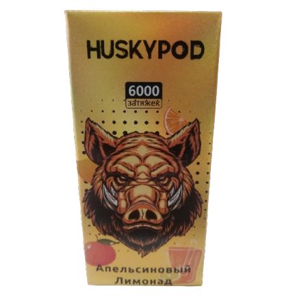 Одноразовый POD Husky  - ️Апельсиновый лимонад   