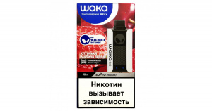 Одноразовый Pod WAKA 10000 - Клубника Малина Вишня (МТ)