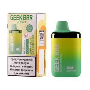 Одноразовый Pod Geek Bar DF8000 - Банановое мороженое