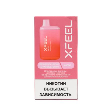 Одноразовый POD XFEEL X4000 - Клубника-Лимон