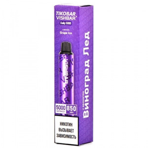 Одноразовый Pod TIKOBARxVISHBAR 5000 - Grape Ice