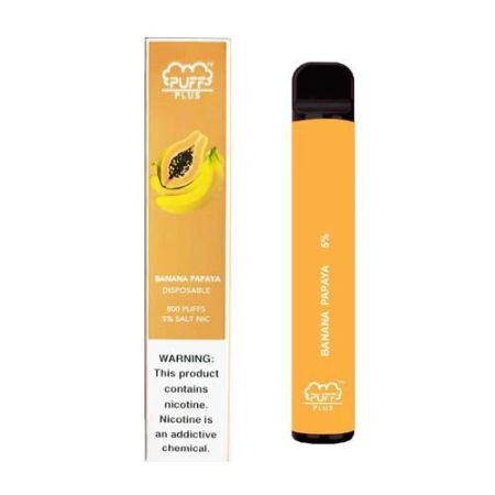 Одноразовый POD Puff Bar Plus Banana Papaya