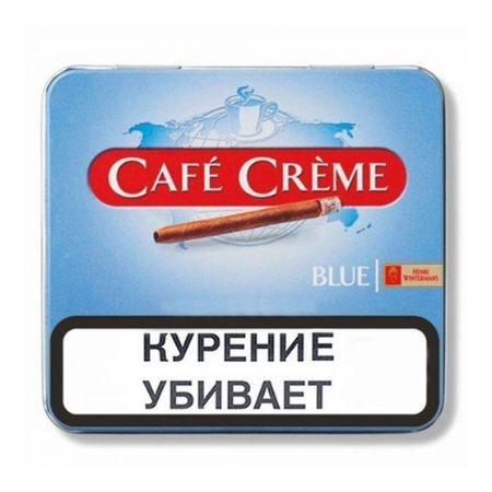 Сигариллы б/ф Cafe Creme 10 (шт) ж/б - Blue