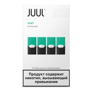 Сменный Картридж для JUUL Mint (Мята) 4 шт