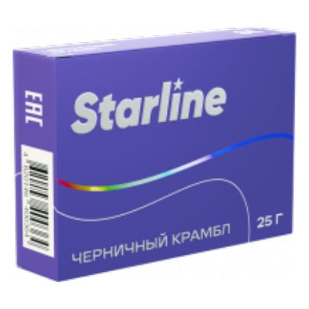 Табак для кальяна Starline 25 гр - Черничный крамбл