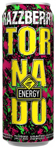 Энерг.напиток TORNADO Energy Razzberry 0.45л ж/б (М)