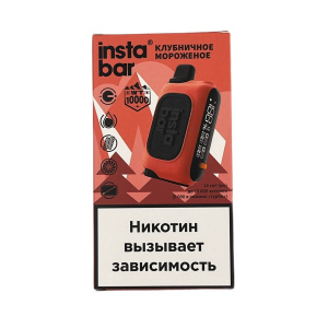 Одноразовый POD INSTABAR 10000 - Клубничное мороженое