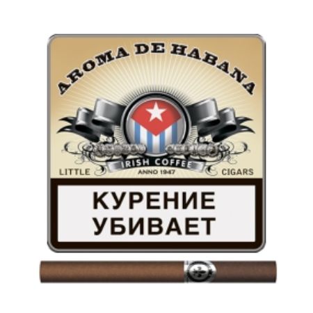 Cигариллы с фил. Арома DE HABANA  IRISH COFFEE ж/б