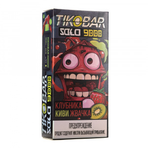 Одноразовый Pod TIKOBAR SOLO 9000 - Strawberry Kiwi Bubble Gum