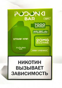 Одноразовый POD Podonki Bar 7000 - Киви клубника