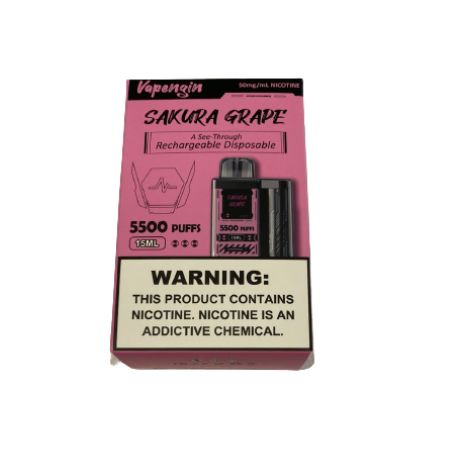 Одноразовый Pod Vapengin 5500 - Sakura Grape