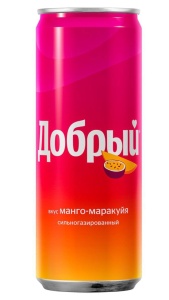 Газ.напиток Добрый Манго-Маракуйя 0,33 л  ж/б (М)