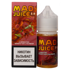 Жидкость MAD JUICE 2.0 Salt - Чёрный чай с малиной, 30 мл