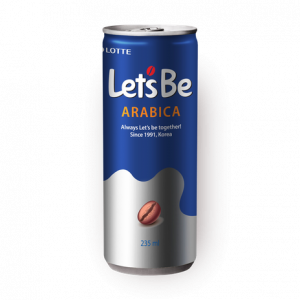 Кофейный напиток Lotte Let's be Arabica 235 мл ж/б