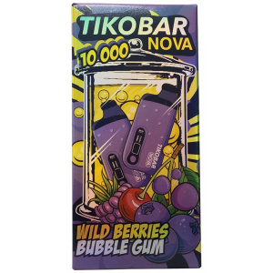 Одноразовый Pod Tikobar NOVA X10000 - Wild Berries Bubble Gum