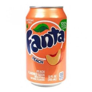 Газ.вода Fanta Peach (Фанта Персик) 0,355 ж\б