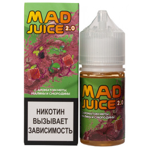 Жидкость MAD JUICE 2.0 Salt - Мята Малина Смородина, 30 мл