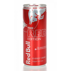 Энерг.напиток RED BULL The Red Edition 0,25л ж/б