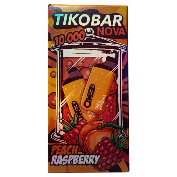 Одноразовый Pod Tikobar NOVA X10000 - Peach Raspberry