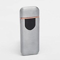 Зажигалка USB сенсорная LIGHTER серебро