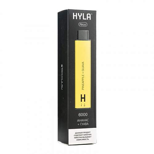 Одноразовый POD HYLA Nico 6000 - Pineapple+Guava