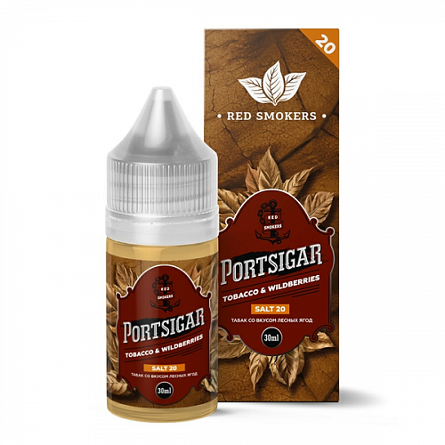 Жидкость PORTSIGAR Salt - Tobacco&amp;Wildberries, 30 мл