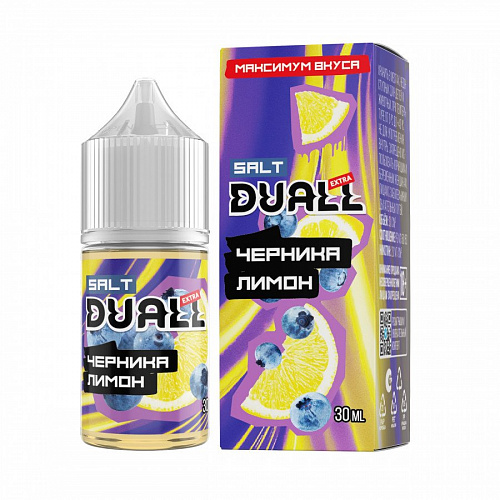 Жидкость DUALL Extra SALT - Черника Лимон, 30 мл