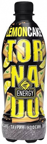 Энерг.напиток TORNADO Energy Lemon Cake 0,473л бут.