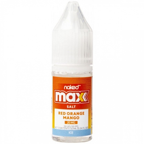 Жидкость Naked MAX SALT - Ice-Red Orange Mango, 10 мл
