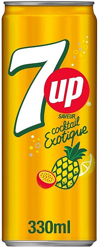 Газ.вода 7UP Coctail Exotique 330 мл ж/б