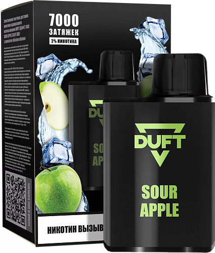 Одноразовый Pod DUFT 7000 - Sour Apple