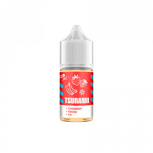 Жидкость Tsunami Salt - Strawberry Banana Ice (МТ)