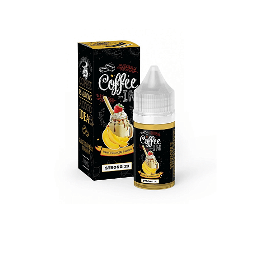 Жидкость COFFEE-IN Salt - Glase Strawberry end Banana