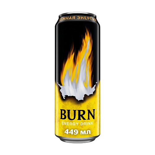Энерг.напиток BURN Темная Энергия 0,449л ж/б